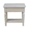 International Concepts Rectangle Vista Side Table, 24 W, 14 L, 24 in H, Wood, Unfinished OT-15E2 - alternate 8